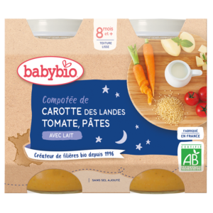 Babybio Carotte Quinoa 2x200g 8 mois et +